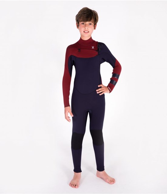 Hurley Advantage 4/3mm Fullsuit - Boys - Kids' Wetsuits Obsidian | XVAFSG-743