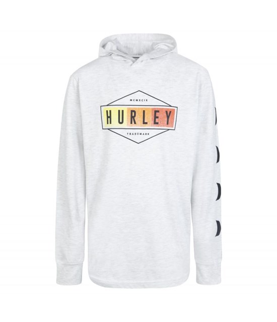 Hurley Hoodie Boy - Estampados Birch Heather | MUPSHO-519