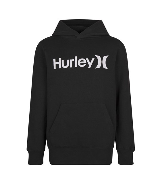 Hurley Hoodie Boy - Hrlb Fleece Grises Oscuro Blancos | PHESWX-987