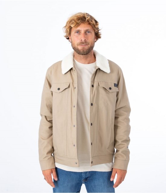 Hurley Jacket Roy Trucker Kaki | ONDPFW-673