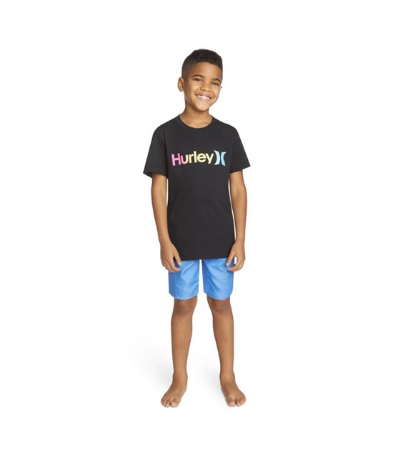 Hurley T-shirt Corta Sleeve Boy - One & Only Negros | ZLGTUO-240
