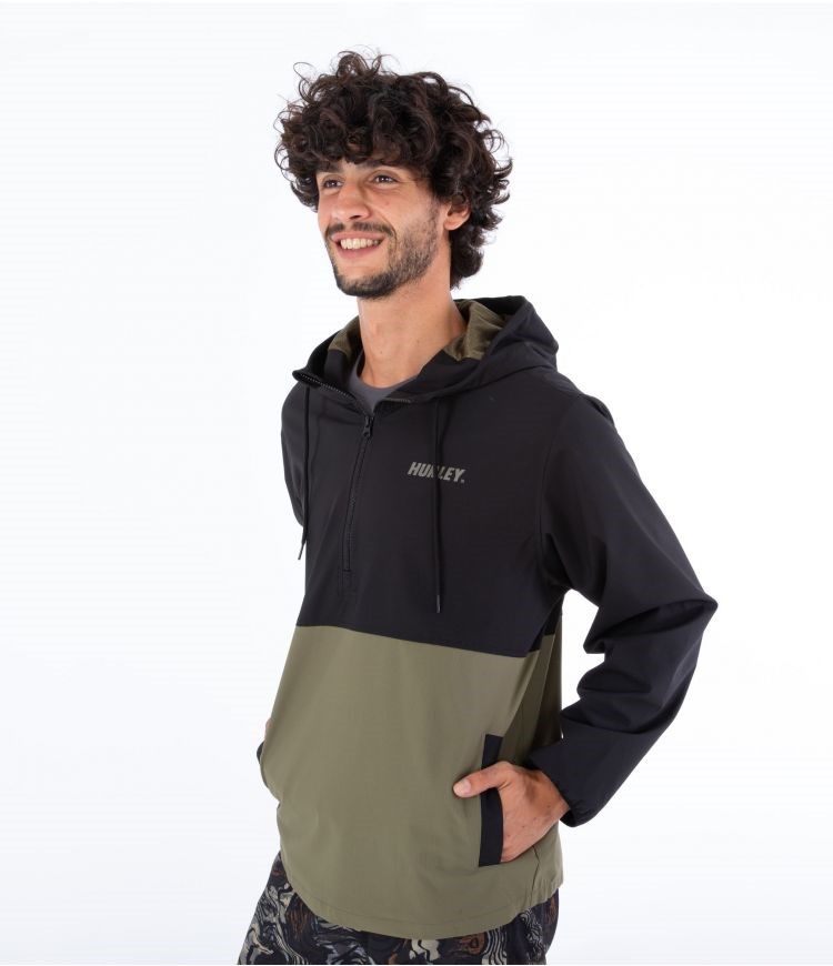 Hurley Anorak Offshore Negros | EYTOUV-764