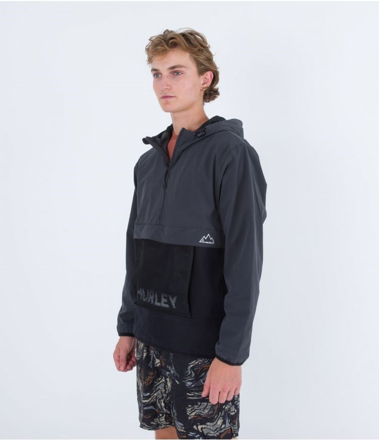 Hurley Anorak Packable Phantom+ Grises | RFHXYN-870