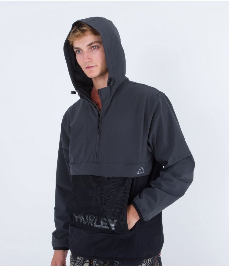 Hurley Anorak Packable Phantom+ Grises | RFHXYN-870