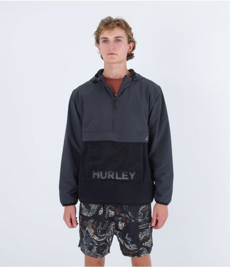 Hurley Anorak Packable Phantom+ Grises | RFHXYN-870