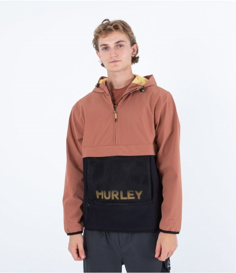 Hurley Anorak Packable Phantom+ Zion Rust | FWSJVN-176