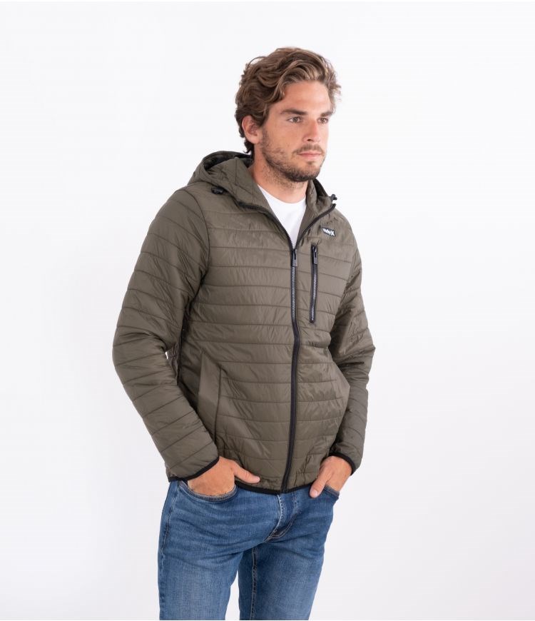 Hurley Balsam Acolchado Packable Jacket Kaki | NTHEXR-712
