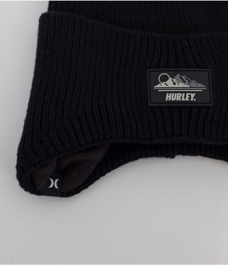 Hurley Beanie North Peak Negros | IVHKYW-241