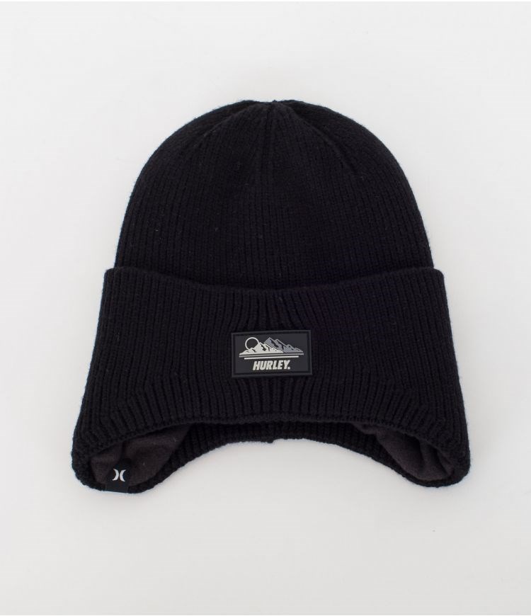 Hurley Beanie North Peak Negros | IVHKYW-241
