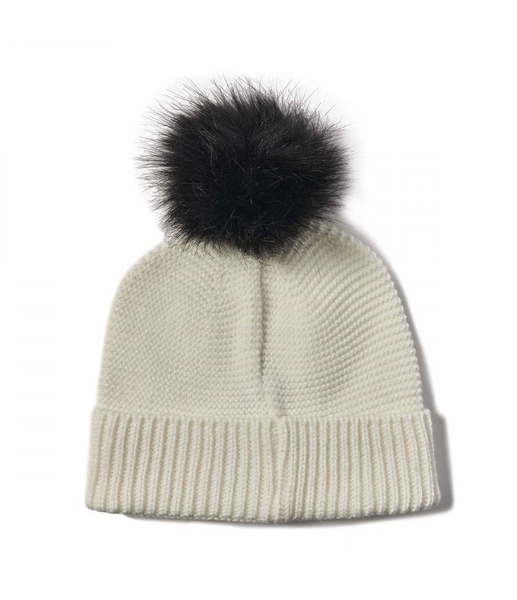 Hurley Beanie Pom Pom Candace Pom Blancos | TGUSJW-185