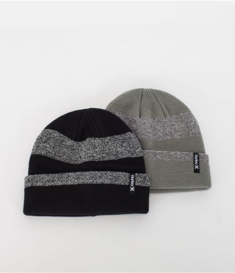 Hurley Beanie Rugby Negros Grises | PBLFSN-053