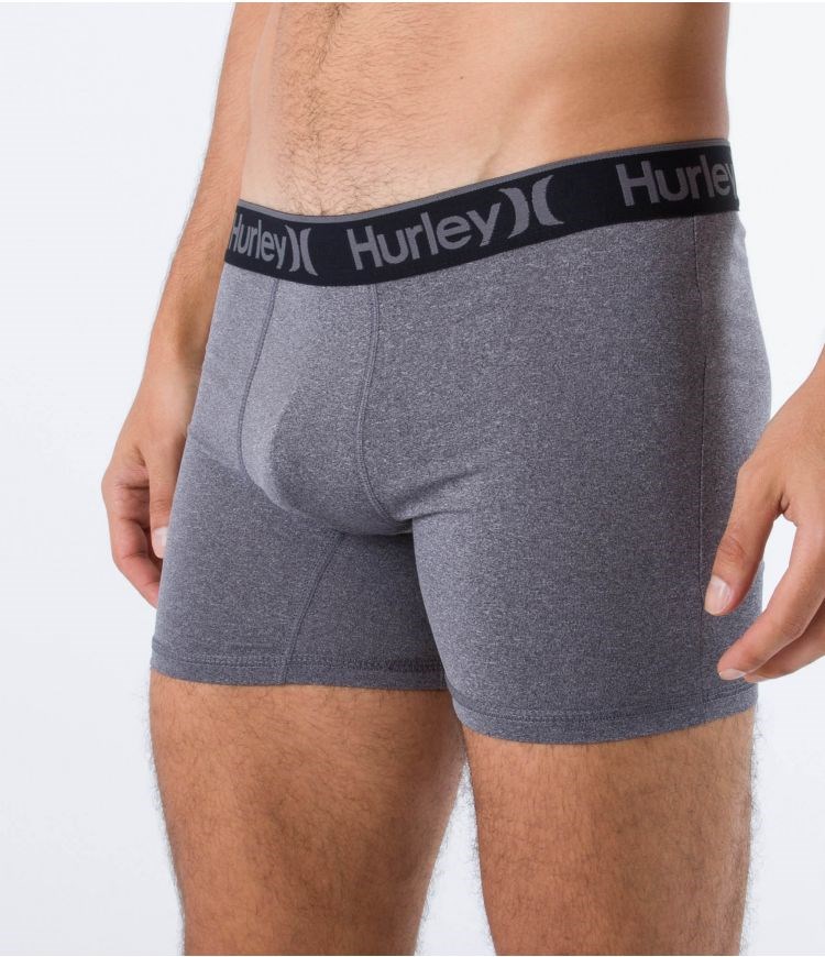 Hurley Boxer 3 Pack Regrind Core Azul Marino Grises | CXEMGF-632