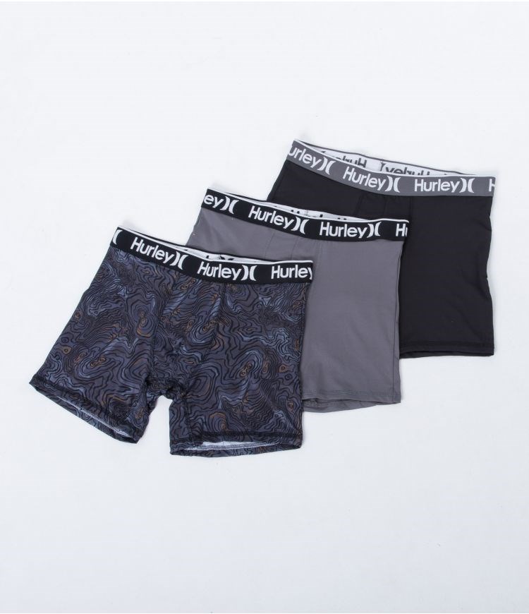 Hurley Boxer 3 Pack Regrind Moab | DKUTEN-918