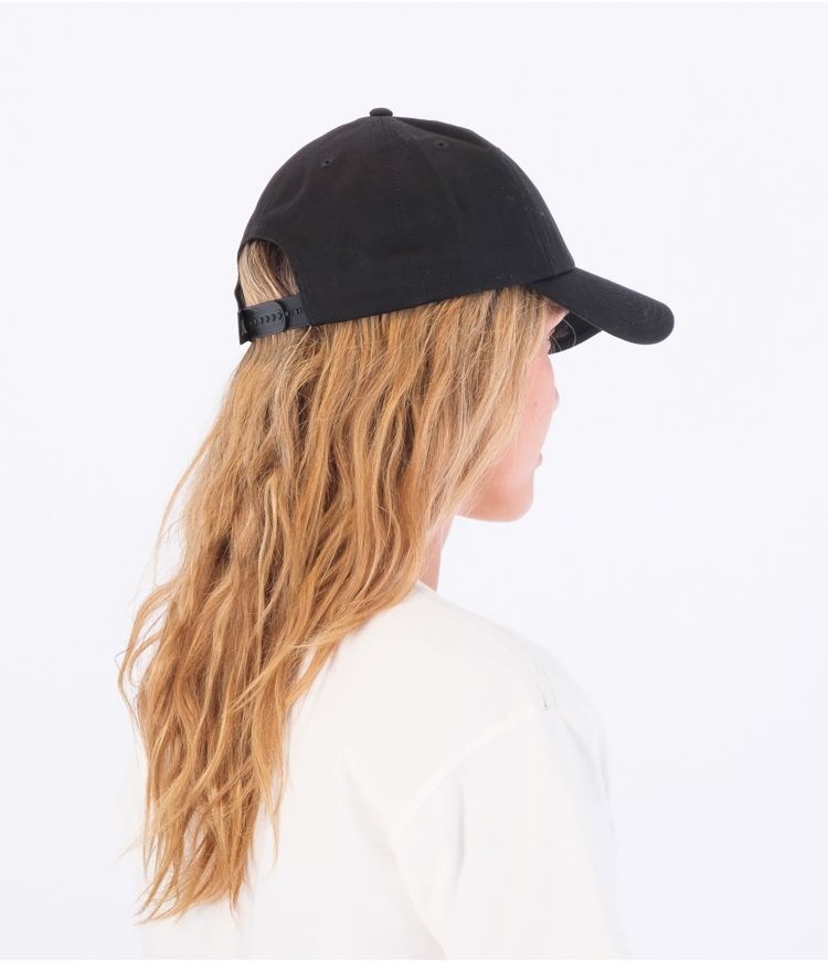 Hurley Cap Mom Iconic Negros Blancos | EFSQJI-021