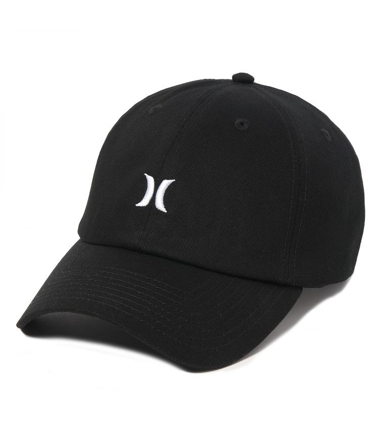 Hurley Cap Mom Iconic Negros Blancos | EFSQJI-021