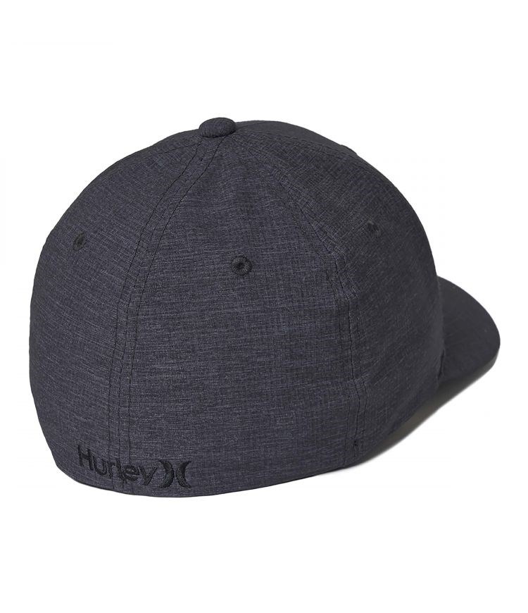 Hurley Cap Stretch Fit Phantom Resist Negros | TLBWMU-312