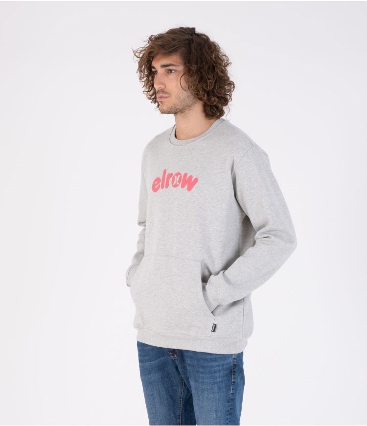 Hurley Elrow Basic Fleece Crew Sweatshirts And Hoodies Grises | PSMAVK-190