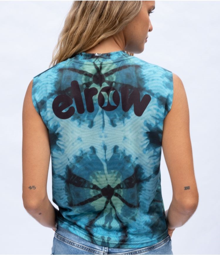 Hurley Elrow Eyes Cropped Tongue Tank Tops And T-shirts Verdes | PZOBCX-701