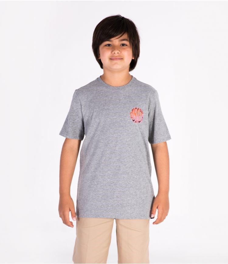 Hurley Fontez Ss - Boys – Tops Grises Oscuro | MJYXSE-064
