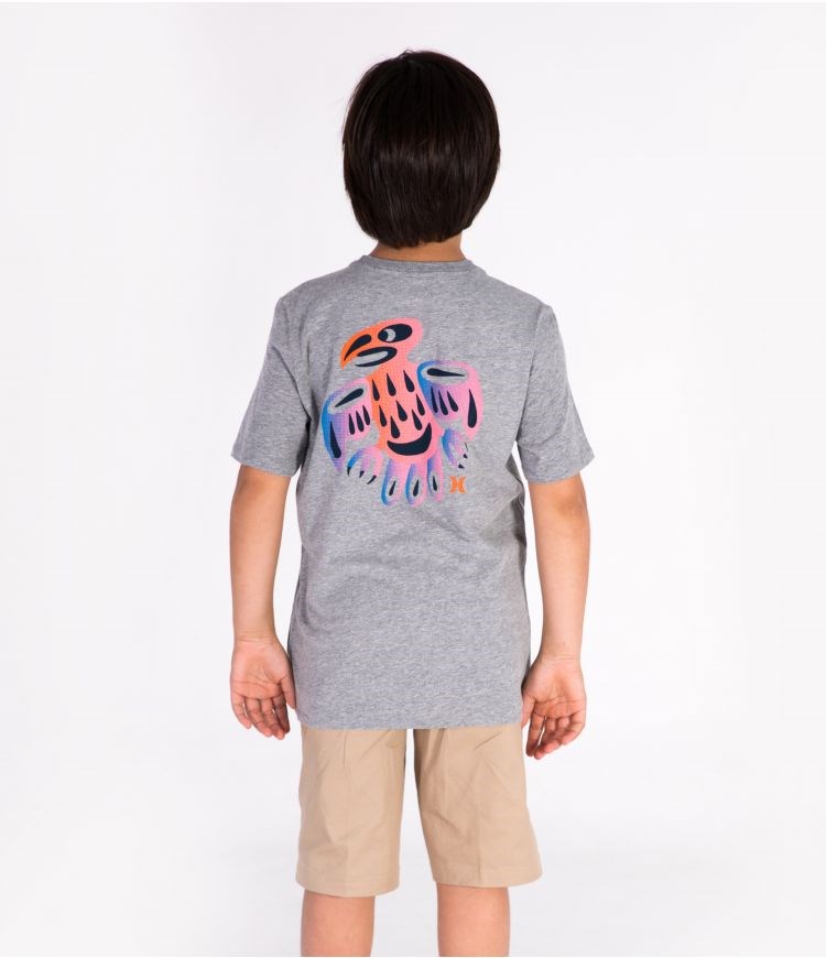 Hurley Fontez Ss - Boys – Tops Grises Oscuro | MJYXSE-064