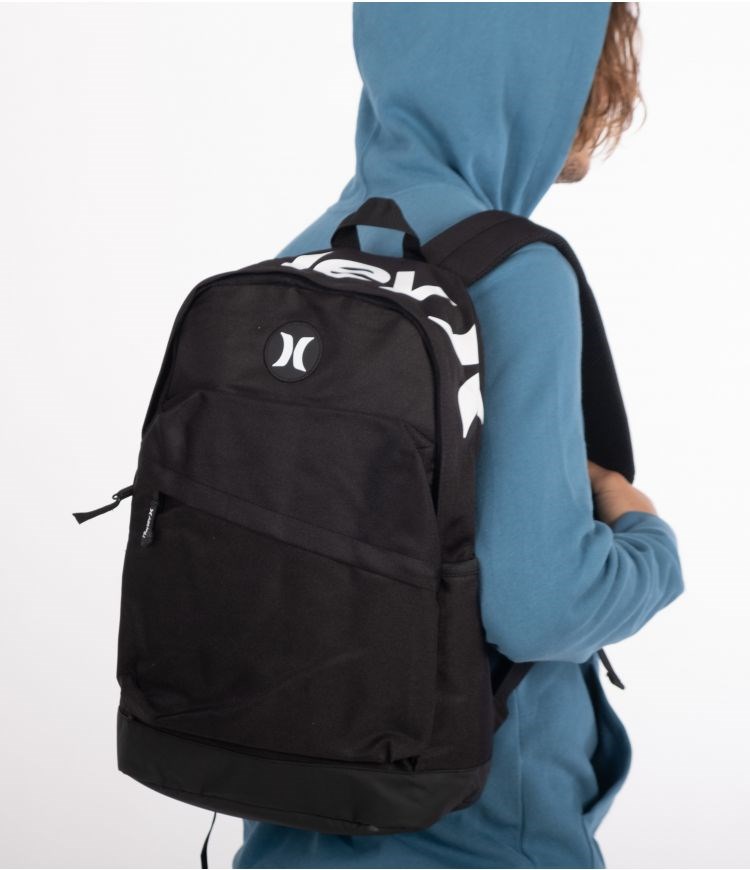 Hurley Groundswell Backpack Bags Grises Oscuro Blancos | AWVQBS-680