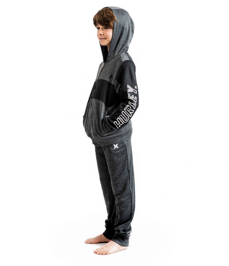 Hurley H2o Dri Solar Zip Hoodie - Boys - Kids' Tops Grises | YFDGEU-390