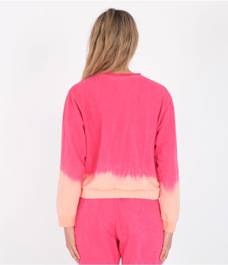 Hurley Hoodie Classic Fit Tie Dye Rosas | YDBPJO-798