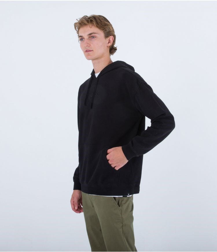 Hurley Hoodie Fastlane Negros | MHWZQP-829