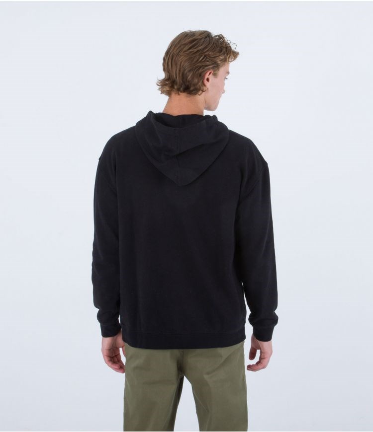 Hurley Hoodie Fastlane Negros | MHWZQP-829