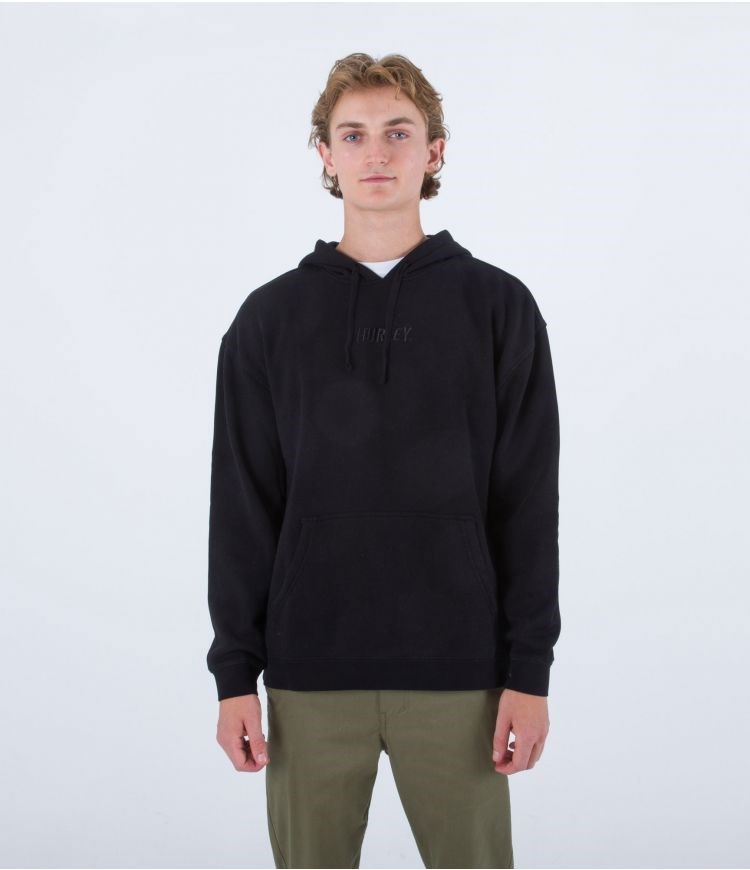 Hurley Hoodie Fastlane Negros | MHWZQP-829