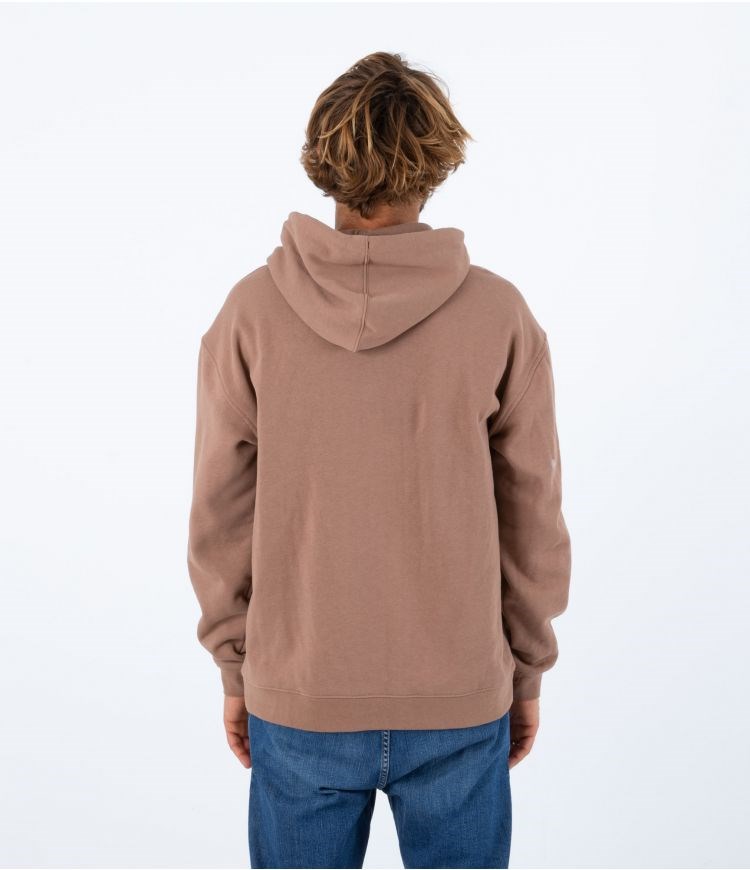 Hurley Hoodie Fastlane Solid Taupe Haze | GBRYZU-816