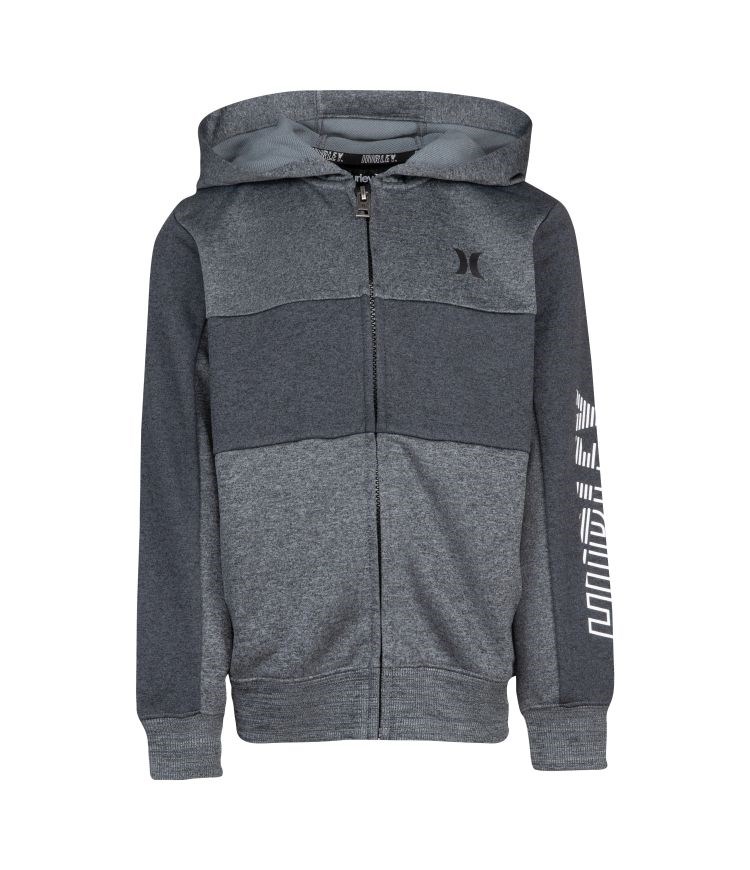 Hurley Hoodie Full Zip Boy - H2o Dri Solar Grises | ZROBUD-750