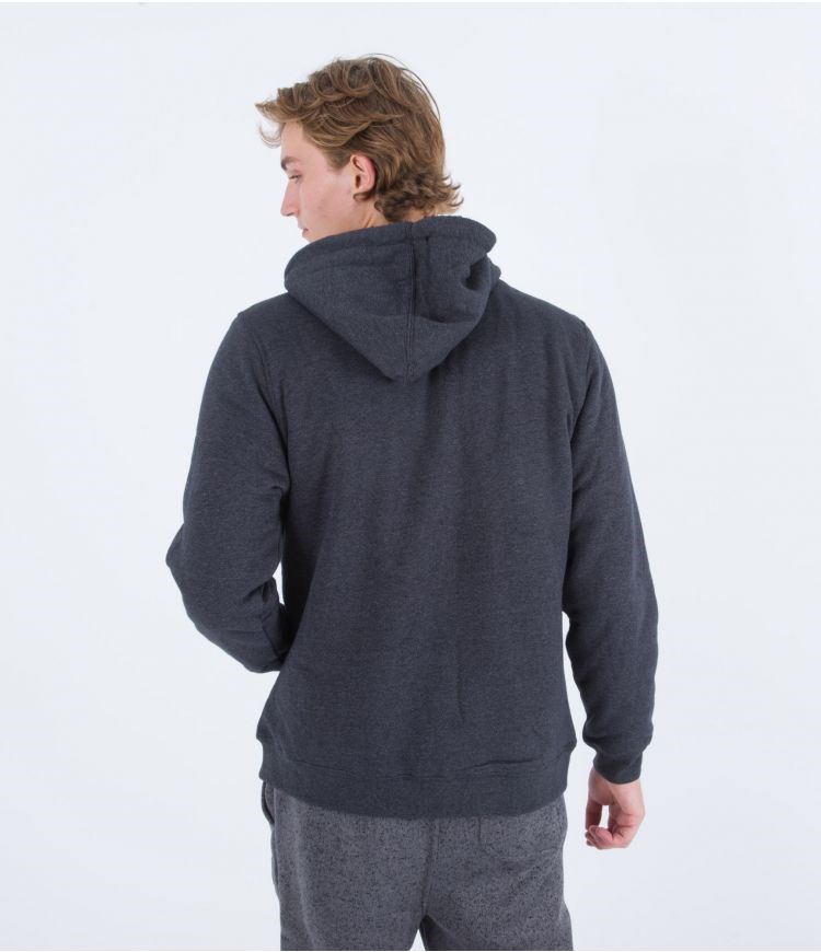 Hurley Hoodie Full Zip Fastlane Burrito Grises | NLGMUR-056