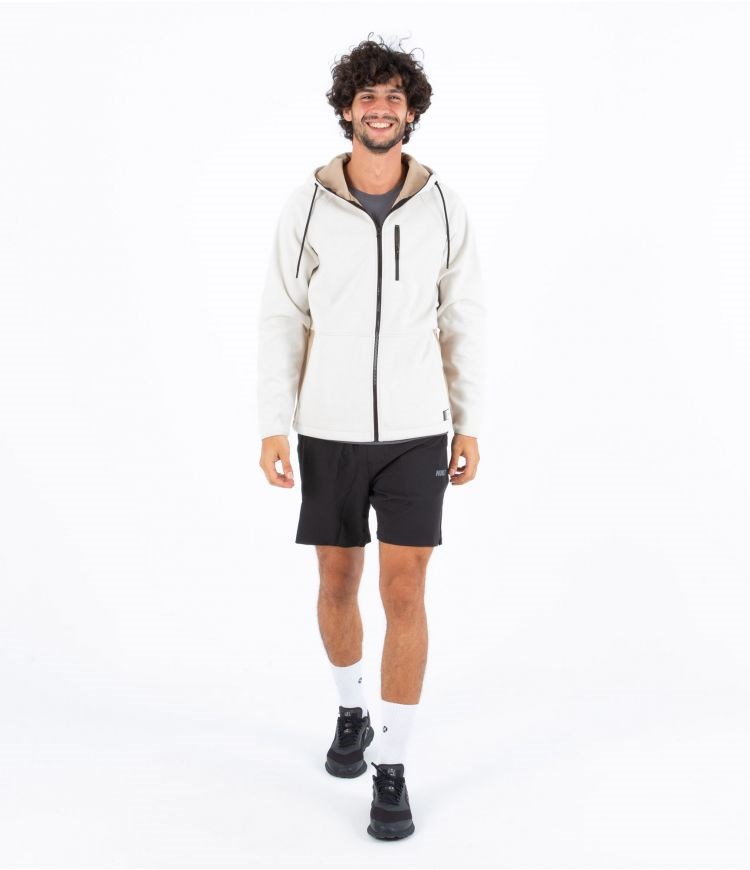 Hurley Hoodie Full Zip Wilder Heat Bone | LJDXAW-849