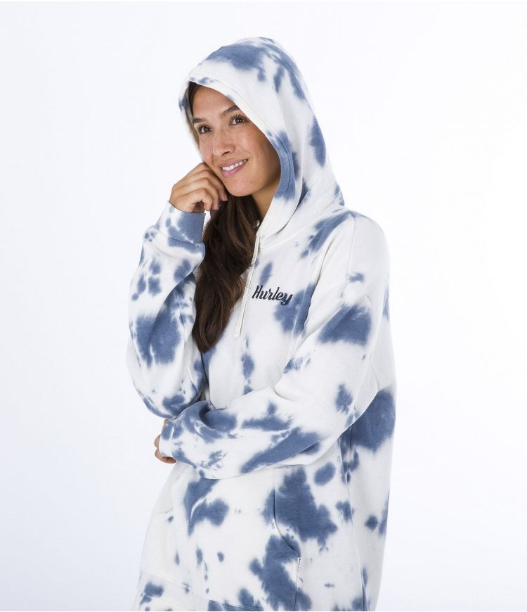 Hurley Hoodie Helan Blancos Azules | GSJLEQ-465