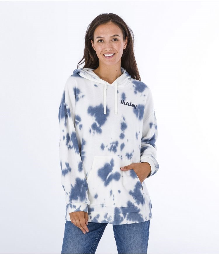 Hurley Hoodie Helan Blancos Azules | GSJLEQ-465