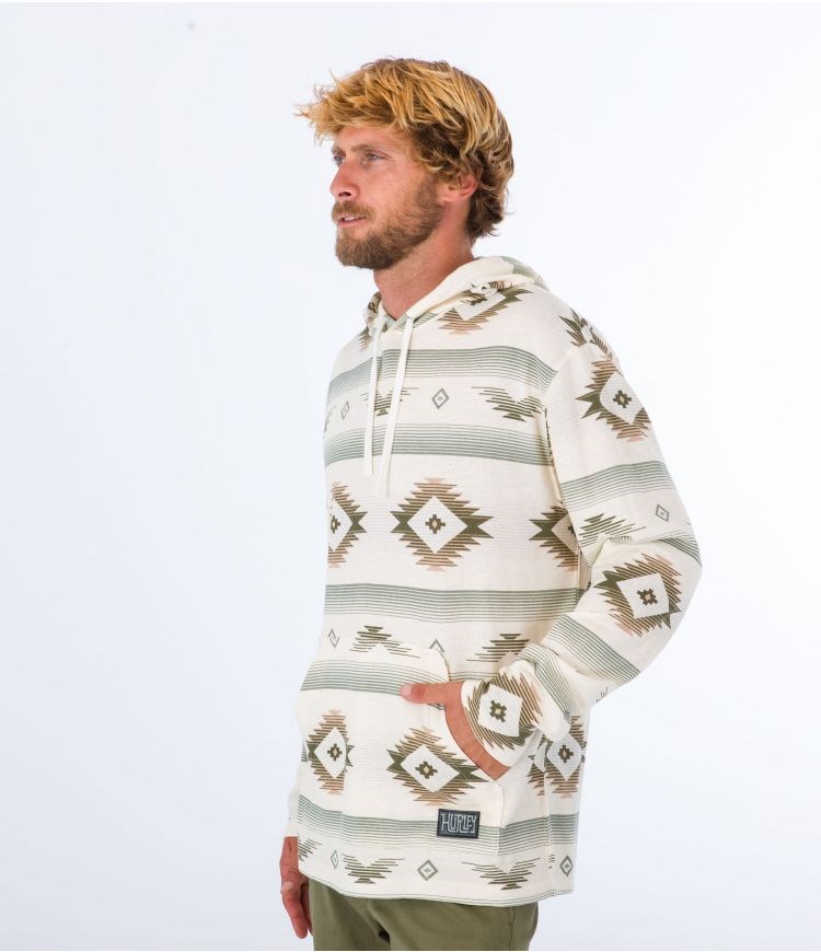 Hurley Hoodie Mofern Surf Poncho Barely Bone | NYHVSX-180