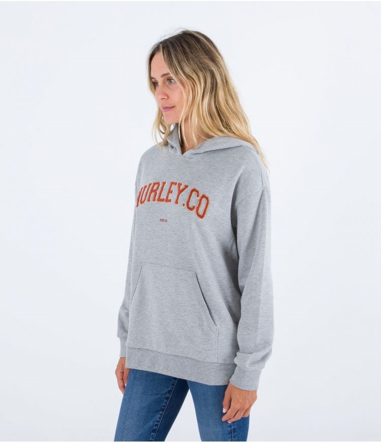 Hurley Hoodie Os University Grises | XWNKZM-462