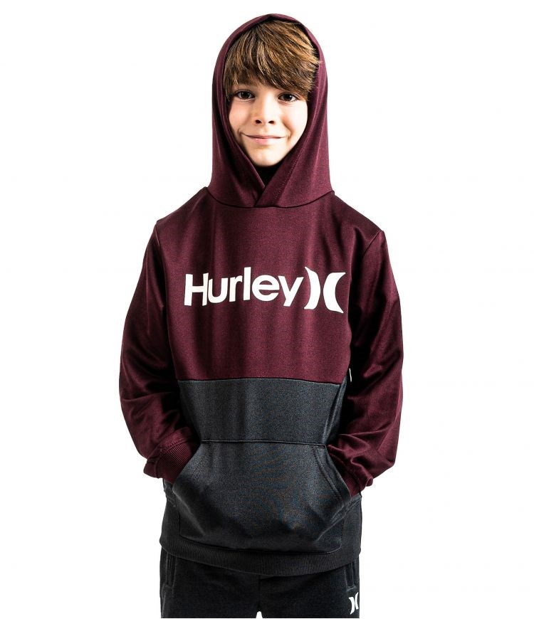 Hurley Hrlb H2o Dri One & Only Blocked Pullover - Boys - Kids' Tops Grises Camuflados | MHARQJ-568