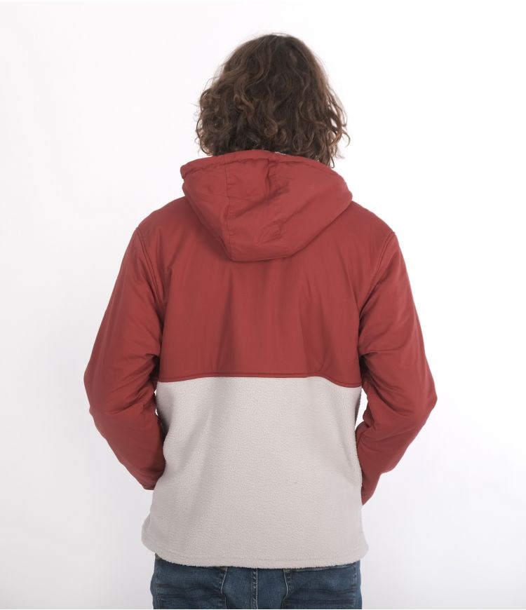 Hurley Hudson Burrrito Anorak Sweatshirts And Hoodies Redstone | SQBRXO-531