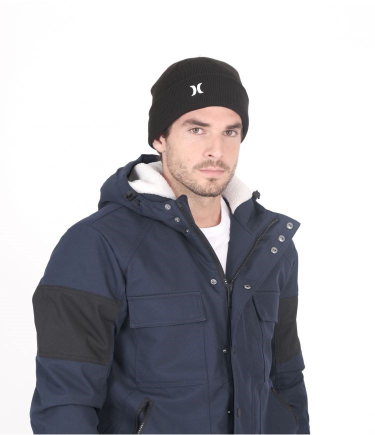 Hurley Icon Cuff Beanie Negros | TVFKXR-453