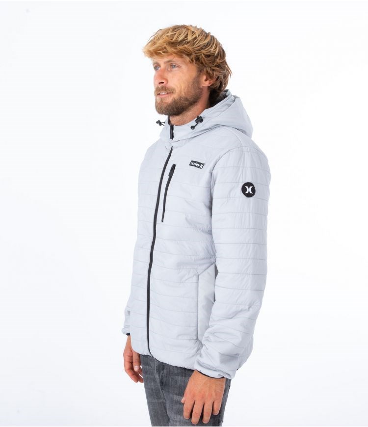 Hurley Jacket Packable Balsam Azules Grises | VJFLAC-648