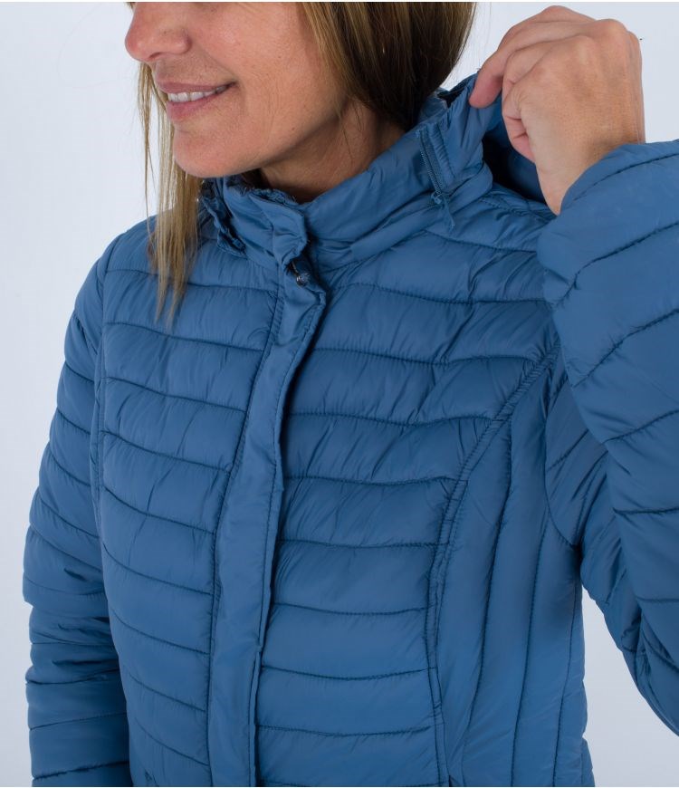 Hurley Jacket Packable Ligeros Azules | DQGPJB-247