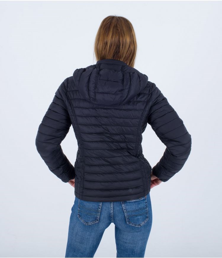 Hurley Jacket Packable Ligeros Negros | HUKYWG-203