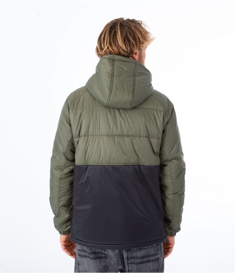 Hurley Jacket Portage Puffer Kaki | DCJUVG-390