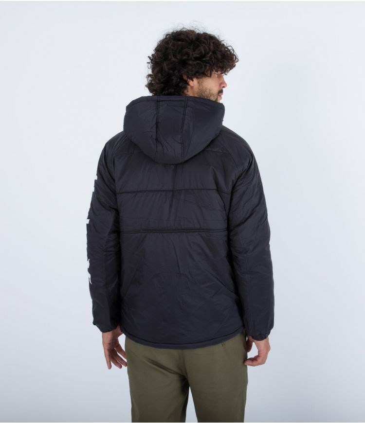 Hurley Jacket Portage Puffer Newprint Or Black/Wht | FMLGTI-895
