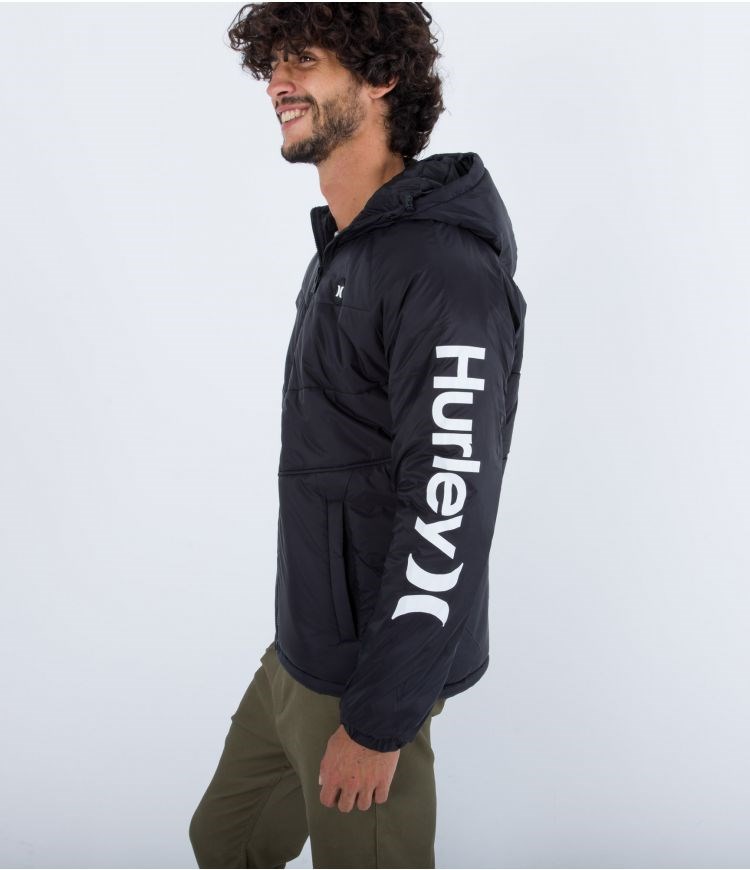 Hurley Jacket Portage Puffer Newprint Or Black/Wht | FMLGTI-895