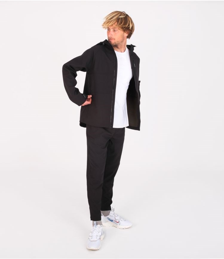 Hurley Jacket With Zip Heat Elite Negros | MEAPVU-367