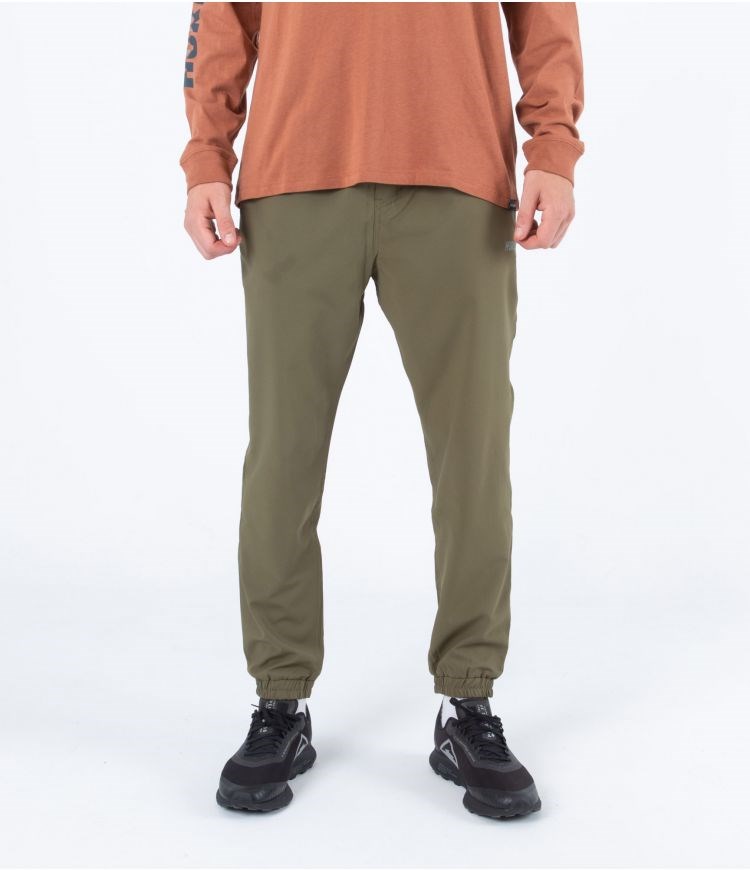 Hurley Jogger Explorer Dri Outsider Trek Verde Oliva | VRLOMG-956
