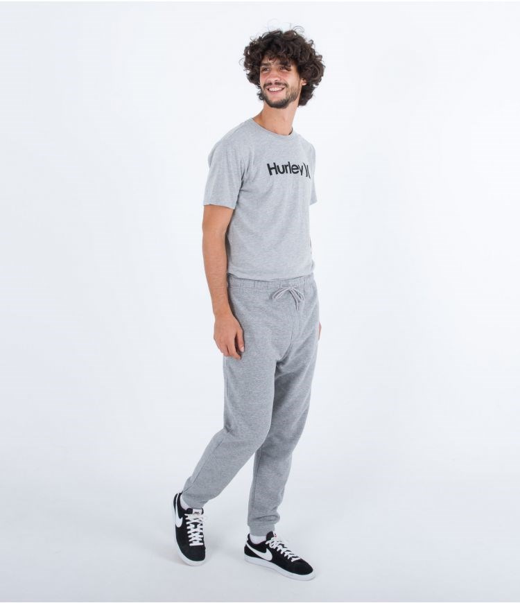 Hurley Jogger Fleece One & Only Grises Oscuro | ZRBLQK-451